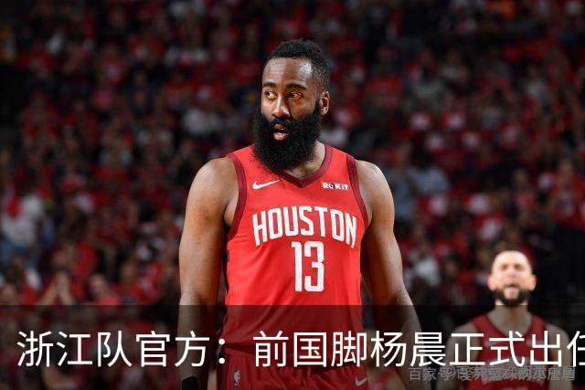 浙江队官方:前国脚杨晨正式出任俱乐部总经理